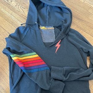 Cropped Aviator Nation sweatshirt